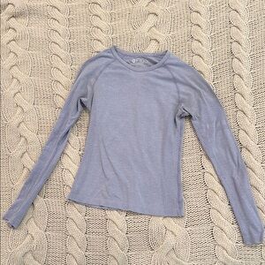 Figs Lavender Salta Underscrub Long Sleeve Top